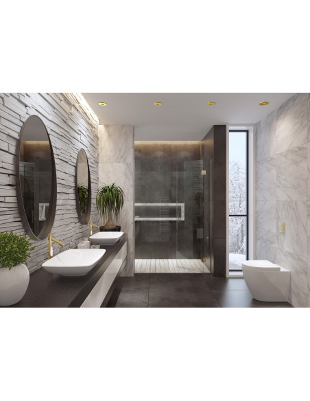 Oprawa stropowa podtynkowa ACRE 10711 mosiądz