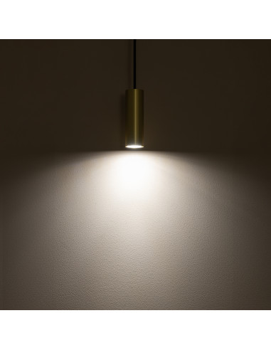 Lampa wisząca FOURTY S 10766 mosiądz