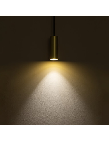 Lampa wisząca FOURTY S 10766 mosiądz