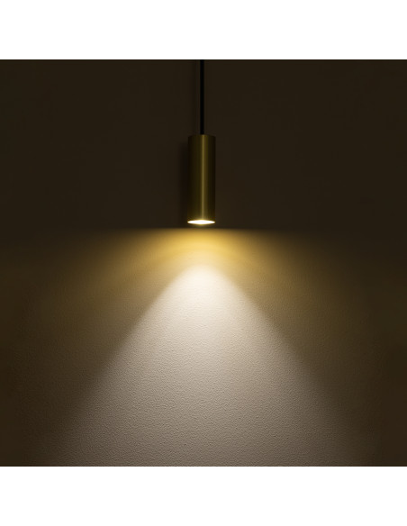 Lampa wisząca FOURTY S 10766 mosiądz