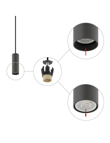 Lampa wisząca FOURTY S 10901