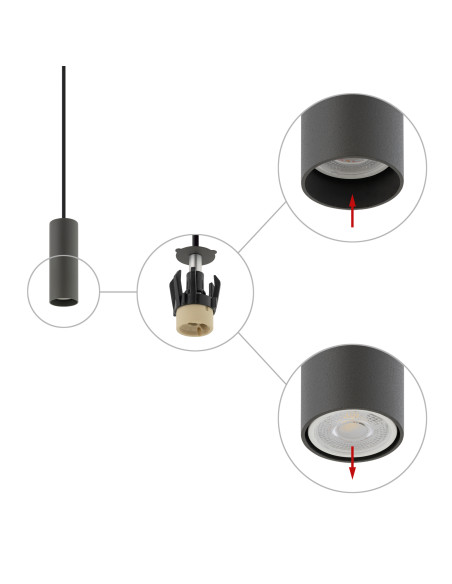 Lampa wisząca FOURTY S 10901