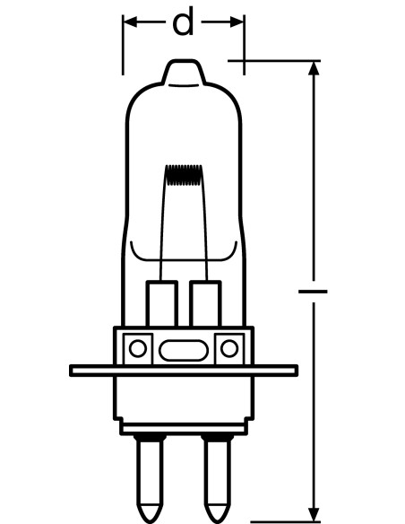 Żarówka specjalistyczna halogenowa 64260 30W 12V PG22 