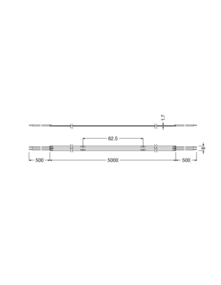 TAŚMA LS PFM1000/COB 3000K ciepła biała 5M CRI90 38W 24V 3100LM PASEK PERFORMANCE