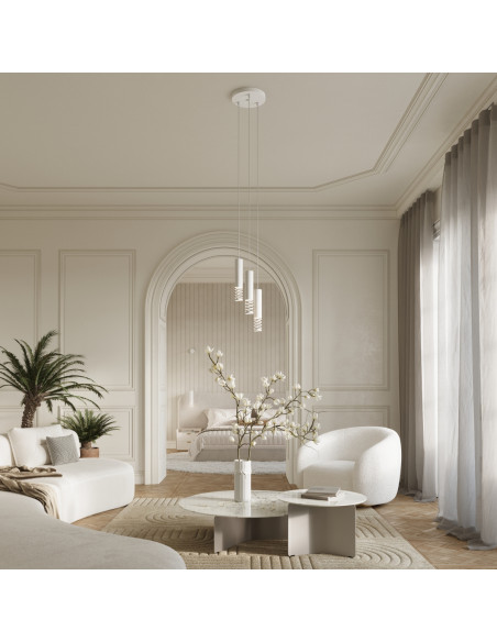 Lampa wisząca LAMI 2 biały