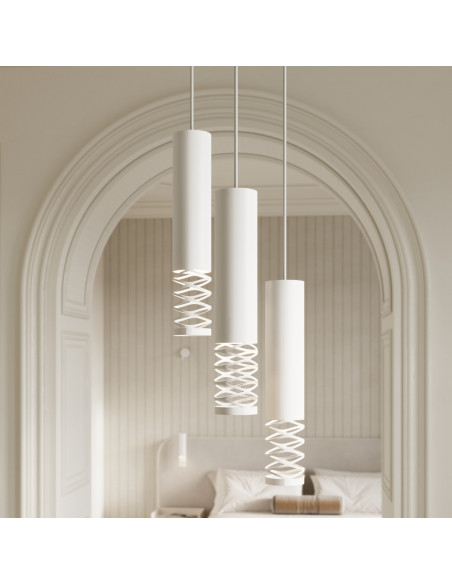 Lampa wisząca LAMI 2 biały