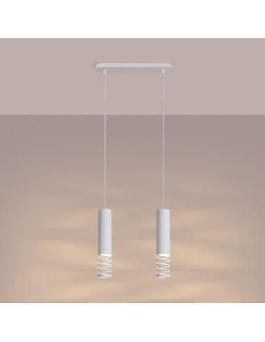 Lampa wisząca LAMI 2 biały