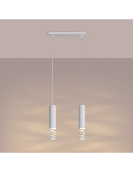 Lampa wisząca LAMI 2 biały