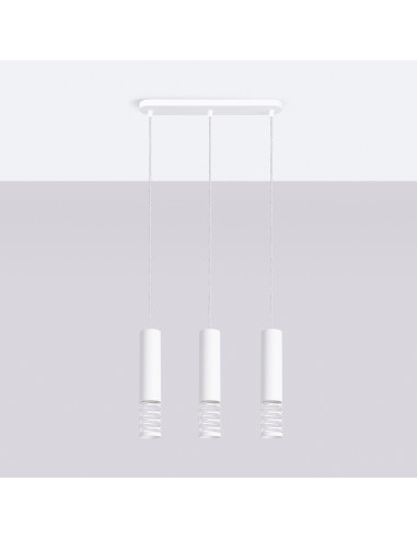 Lampa wisząca LAMI 3L biały