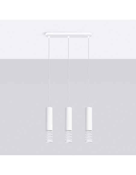 Lampa wisząca LAMI 3L biały