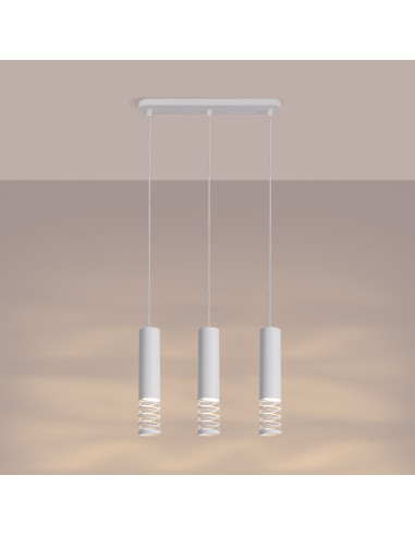 Lampa wisząca LAMI 3L biały