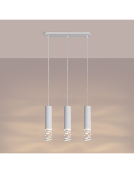 Lampa wisząca LAMI 3L biały