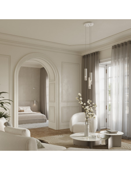 Lampa wisząca LAMI 3P biały