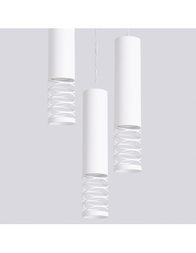 Lampa wisząca LAMI 3P biały