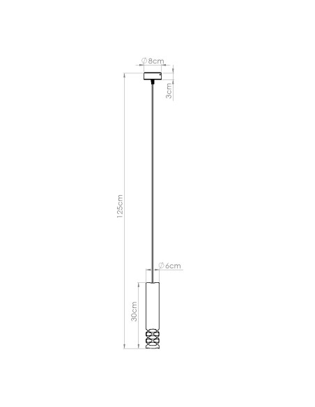Lampa wisząca LIRO 1 biały