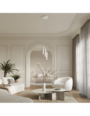 Lampa wisząca LIRO 2 biały