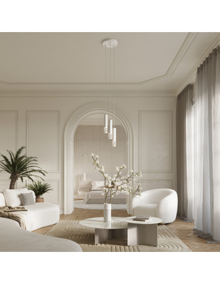 Lampa wisząca LIRO 2 biały