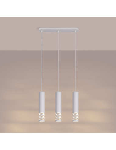 Lampa wisząca LIRO 3L biały