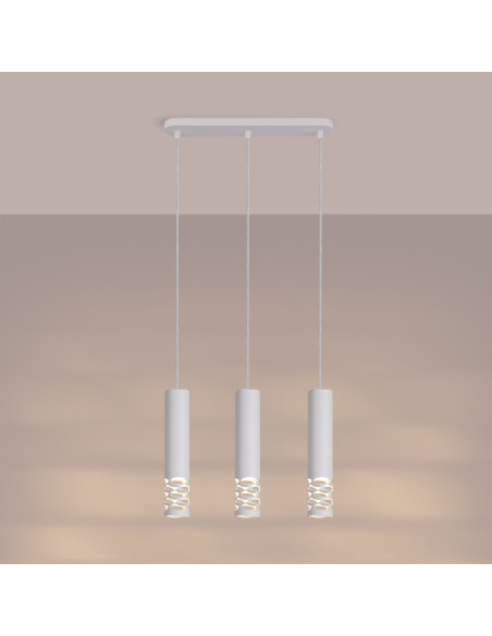 Lampa wisząca LIRO 3L biały