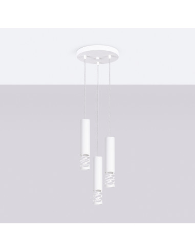 Lampa wisząca LIRO 3P biały
