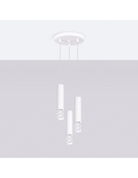 Lampa wisząca LIRO 3P biały