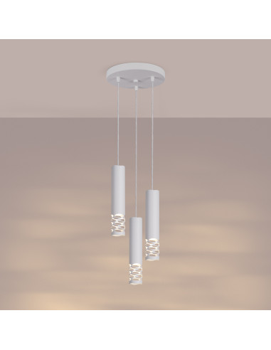 Lampa wisząca LIRO 3P biały