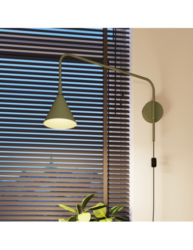 Kinkiet NOX zielona oliwka