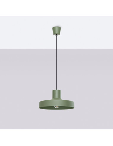 Lampa wisząca BILO zielona oliwka