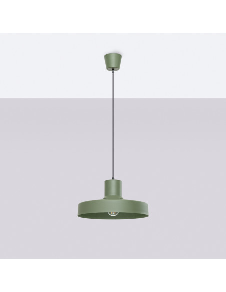 Lampa wisząca BILO zielona oliwka