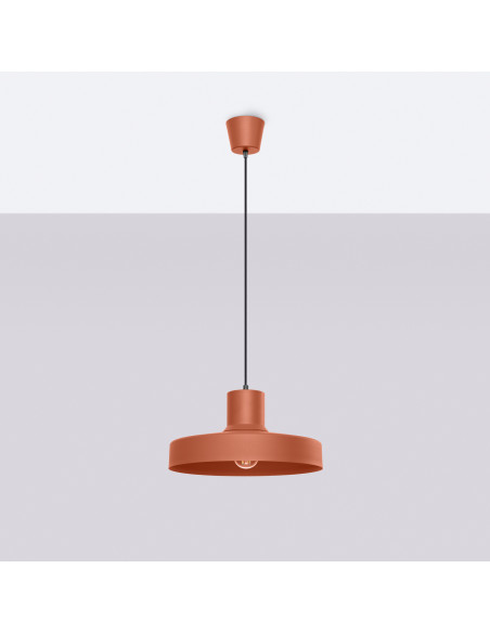 Lampa wisząca BILO ochra czerwona
