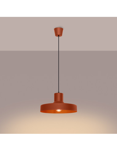 Lampa wisząca BILO ochra czerwona