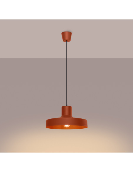 Lampa wisząca BILO ochra czerwona