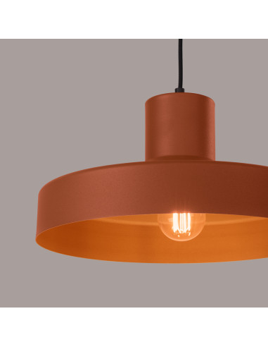 Lampa wisząca BILO ochra czerwona