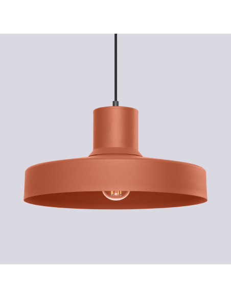Lampa wisząca BILO ochra czerwona