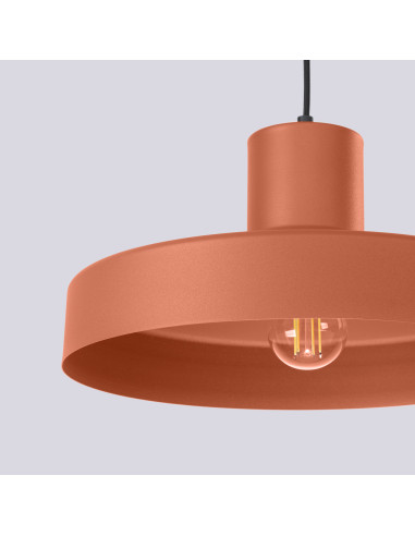 Lampa wisząca BILO ochra czerwona