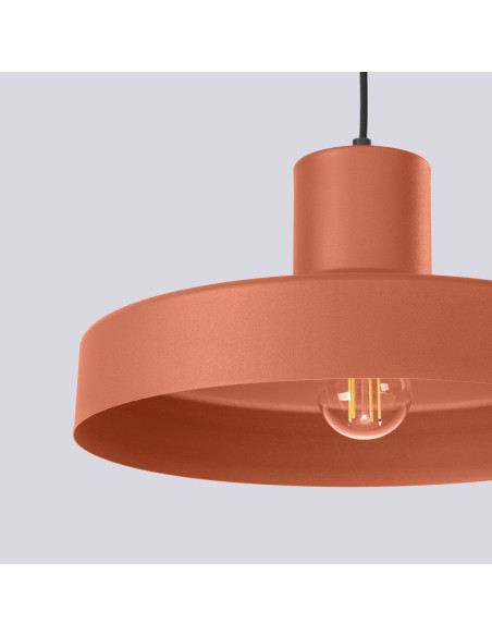 Lampa wisząca BILO ochra czerwona