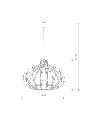 Lampa wisząca IKA D 4174