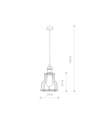 Lampa wisząca WORKSHOP B 6336