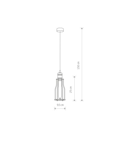 Lampa wisząca WORKSHOP A 6337