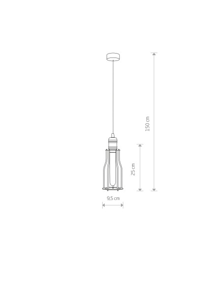 Lampa wisząca WORKSHOP A 6337