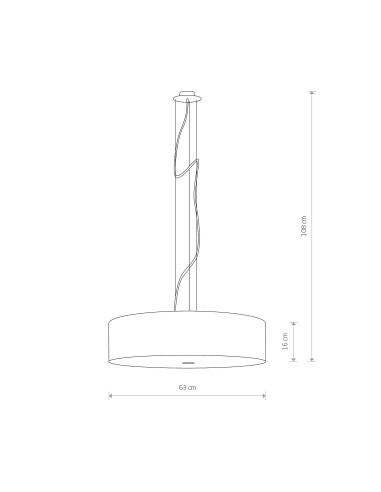 Lampa wisząca VIVIANE 6774