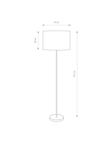 Lampa podłogowa HOTEL 8981