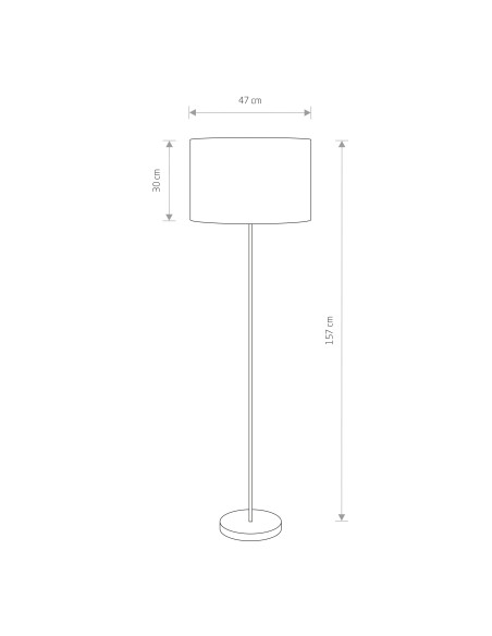 Lampa podłogowa HOTEL 8981