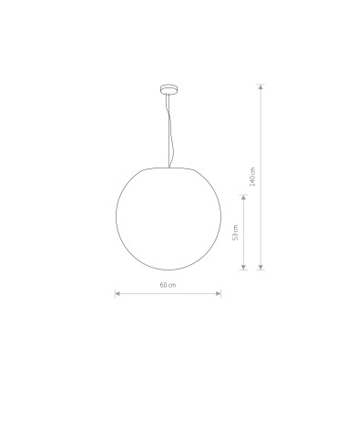 Kula zewnętrzna wisząca CUMULUS L 9607