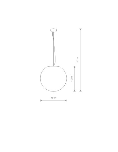 Kula zewnętrzna wisząca CUMULUS M 9715