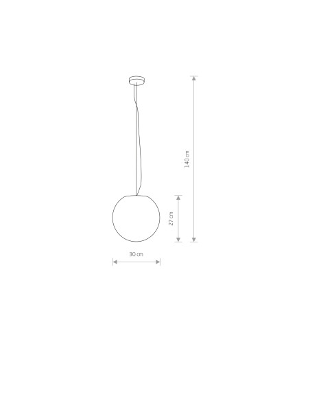 Kula zewnętrzna wisząca CUMULUS S 9751