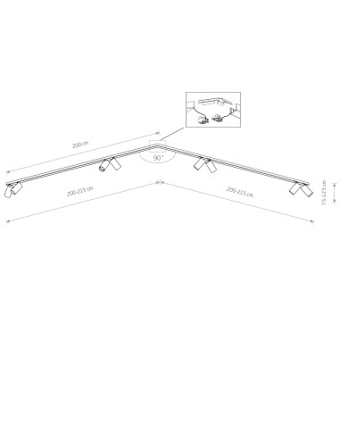 MONO CORNER 2x200 7753