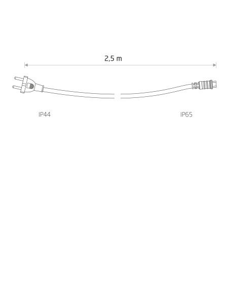 POWER CORD FOR FESTOON LIGHTS 7871