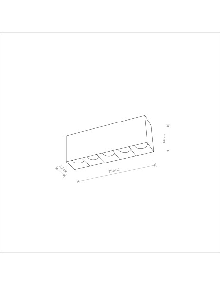 Oprawa podtynkowa MIDI LED 10055