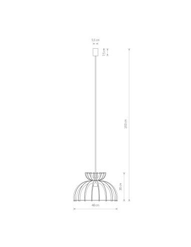 Lampa wisząca KYMI C 10572